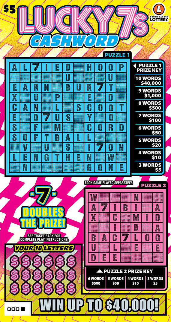 Lucky 7's Cashword